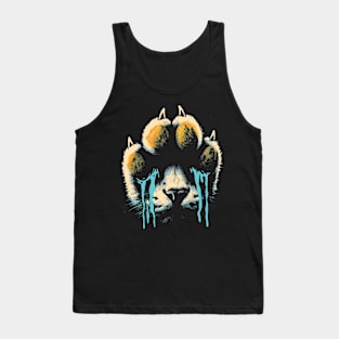 Crying Cat Paw Tank Top